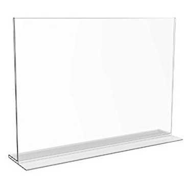 porta menus restaurantes| porta menus em T| expositores acrilico| porta preços acrilico |suporte acrilico balcão porta folhetos