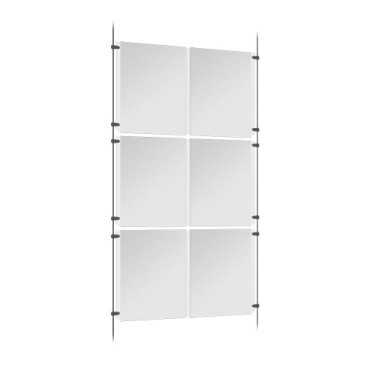 showcases for real estate agencies|displays for real estate agencies|Suspended acrylic for storefronts, cable systems, for real