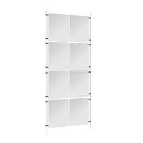 montras para imobiliarias|expositores para imobiliarias|Acrílico suspenso Para Montras, Sistemas cabo, Para Imobiliárias |acrili