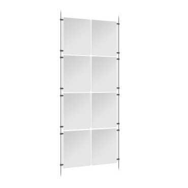 showcases for real estate agencies|displays for real estate agencies|Suspended acrylic for storefronts, cable systems, for real