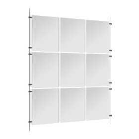 montras para imobiliarias|expositores para imobiliarias|Acrílico suspenso Para Montras, Sistemas cabo, Para Imobiliárias |acrili