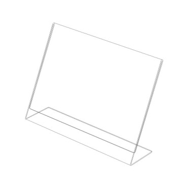 Horizontal L Menu Holder | A4 menu holder | a4 acrylic holder