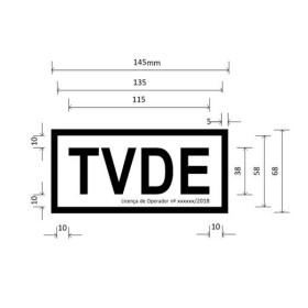 Placa TVDE Eletrostático Reposicionável