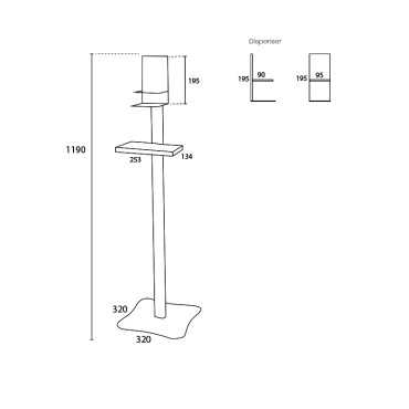 Alcohol gel dispenser with pedal Alcohol gel dispensers Automatic alcohol gel dispenser Portugal Alcohol gel dispenser P