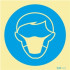 Sign of obligation, post and fumes mask 