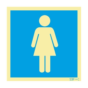 Sinalética Fotoluminescente|Sinalética |Sinalização Segurança|Sinal Informação |Sinal de informação, instalações sanitárias femi