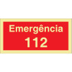 Emergencies sign, 112 sign