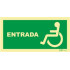 Sinal de Entrada para pessoas com deficiência ou mobilidade reduzida