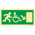 Output signal to go right to people with disabilities or reduced mobility