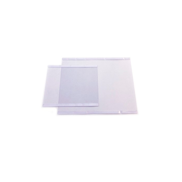 Bolsa vertical c/ bi-adesivo Transparente Reutilizável Vertical