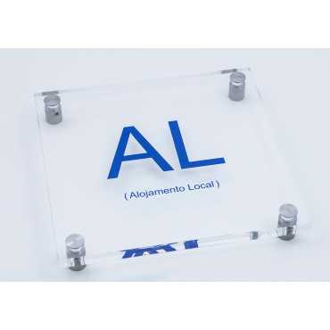 AL Plate|Plate identifying local accommodation establishments|Local Accommodation Plate 10*10
