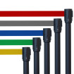 Black pole and 2.60m colored tape