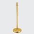 Poste de delimitação dourado - topo plano
