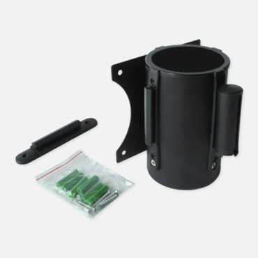 Wall barrier with retractable strap |Delimitation barrier|Safety bollards with tape|Metallic barriers|Retractable stalls