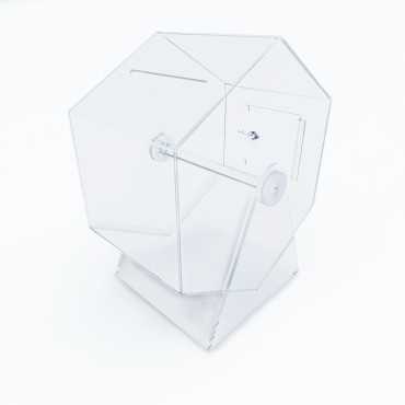 Tômbola sorteio em acrílico