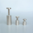 Pack 4 Spacers - brushed chrome steel