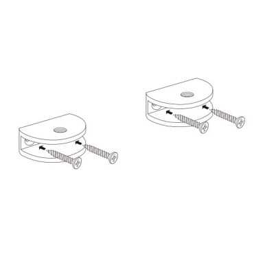 Satin Chrome Shelf Support|Shelf Support|Invisible Shelf Support|Shelf Hardware