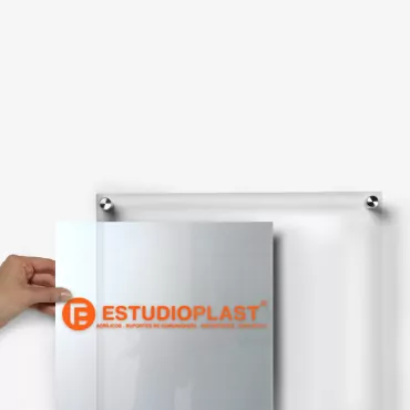 Pack 4 Spacers - polished chrome steel