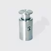 Pack 4 Safe Lock Spacers - Brushed Chrome Steel