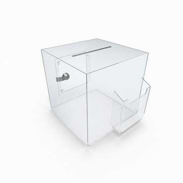 caixa de sugestões e reclamações|caixa de sugestões acrilico|caixa em acrilico cadeado|caixas acrilico|caixa de sugestões na emp