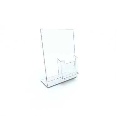A4 acrylic bag|Acrylic price holder|A4 acrylic panel|menu holder with business cards|Acrylic holders|Displays