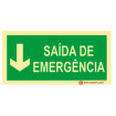 Low emergency exit sign