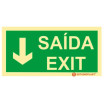 Sinal de Saída / Exit Baixo