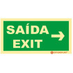 Sinal de Saída / Exit  Direita
