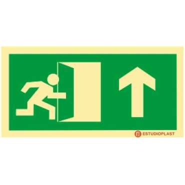 Sinalética Fotoluminescente|Saída de Emergência|Sinalização Segurança porta frente