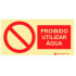 Photoluminescent Signs|Emergency Exit|Prohibition Signs|No Using Water Sign