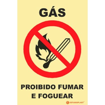 Photoluminescent Signage|Emergency Exit|Prohibition Signage | No Smoking and Fire Gas Sign