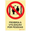 Prohibition sign, Use by people is forbidden