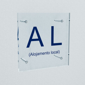 Placa de Alojamento Local|Placa AL|Placa identificativa dos estabelecimentos de alojamento local