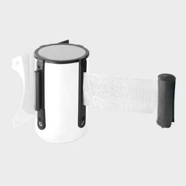 Wall barrier with retractable strap |Delimitation barrier|Safety bollards with tape|Metal barriers|Retractable bays