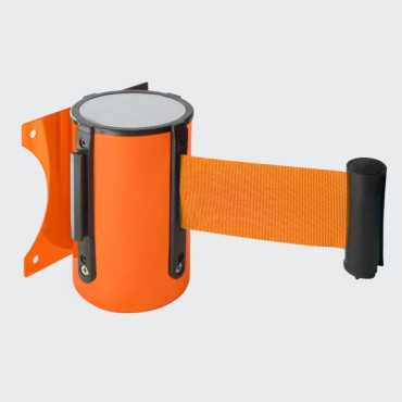 Wall barrier with retractable strap |Delimitation barrier|Safety bollards with tape|Metal barriers|Retractable bays