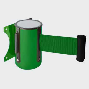 Wall barrier with retractable strap |Delimitation barrier|Safety bollards with tape|Metal barriers|Retractable bays