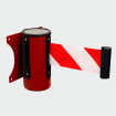 Red wall winder and red/white tape 2m