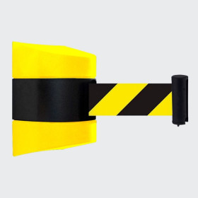Enrolador de parede - fita amarela/preta 5m