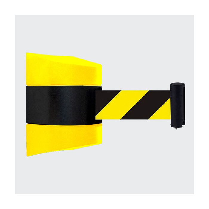 Enrolador de parede - fita amarela/preta 5m