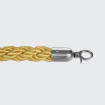 Yellow intertwined rope - chrome