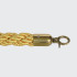 Yellow intertwined rope - gold