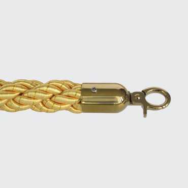 Yellow intertwined rope - gold