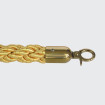 Yellow-gold braided rope