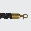 Black - gold intertwined rope