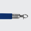 Blue smooth rope - chrome