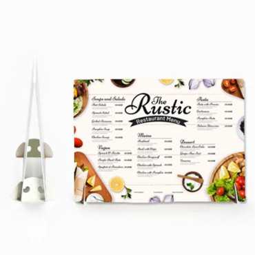 Display Desk menu table counter