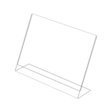 Horizontal L Menu Holder | A4 menu holder | a4 acrylic holder