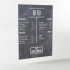 bi-adhesive foil holder bag | vertical bag | A4 acrylic bag sticker | acrylic display | acrylic wall