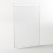 Acrylic Sign Holder  with perforations vertical