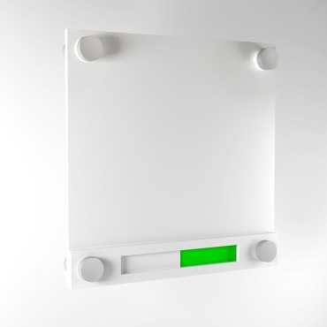 Placa com indicação livre/ocupado